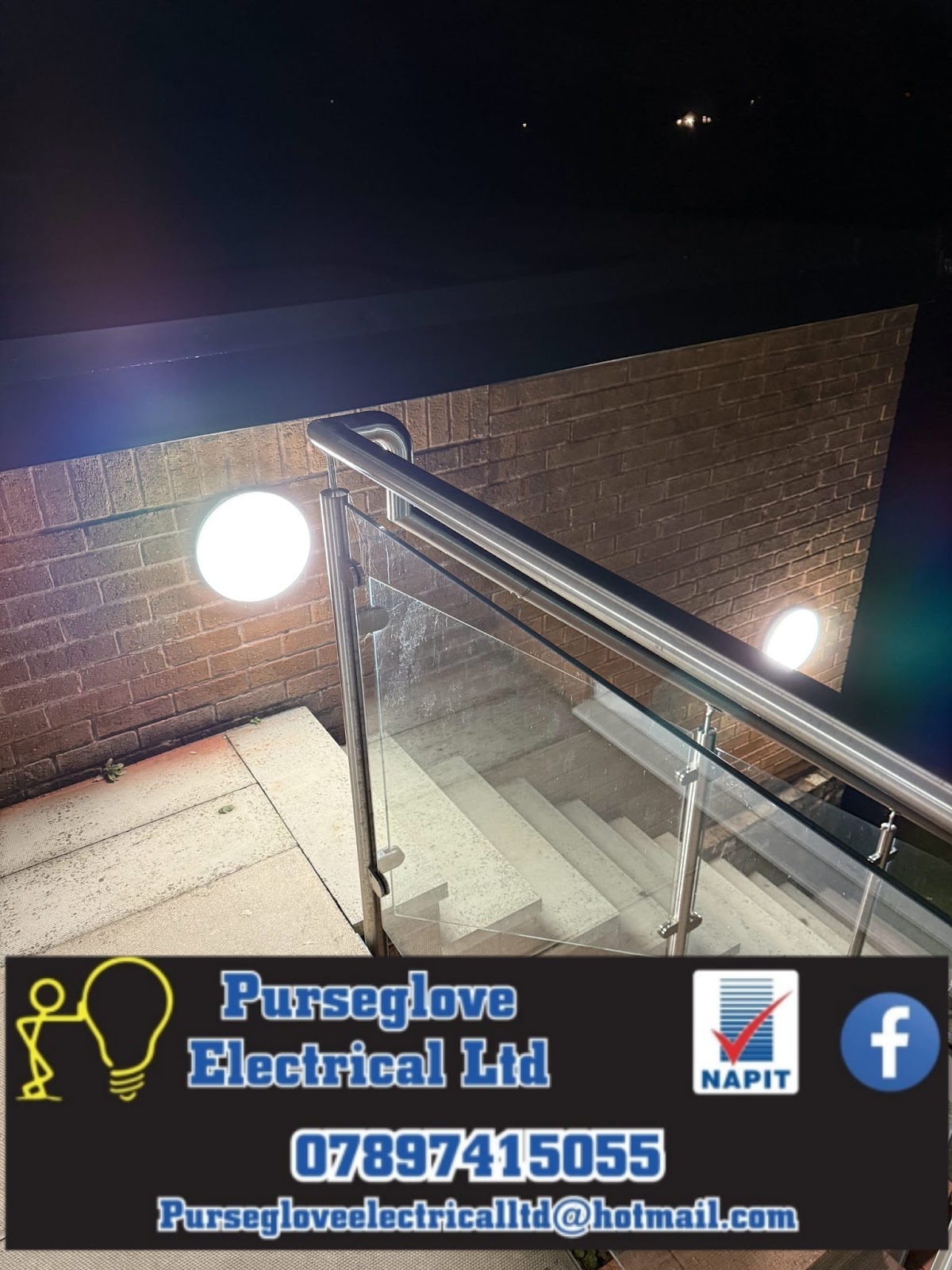 Exterior wall lighting